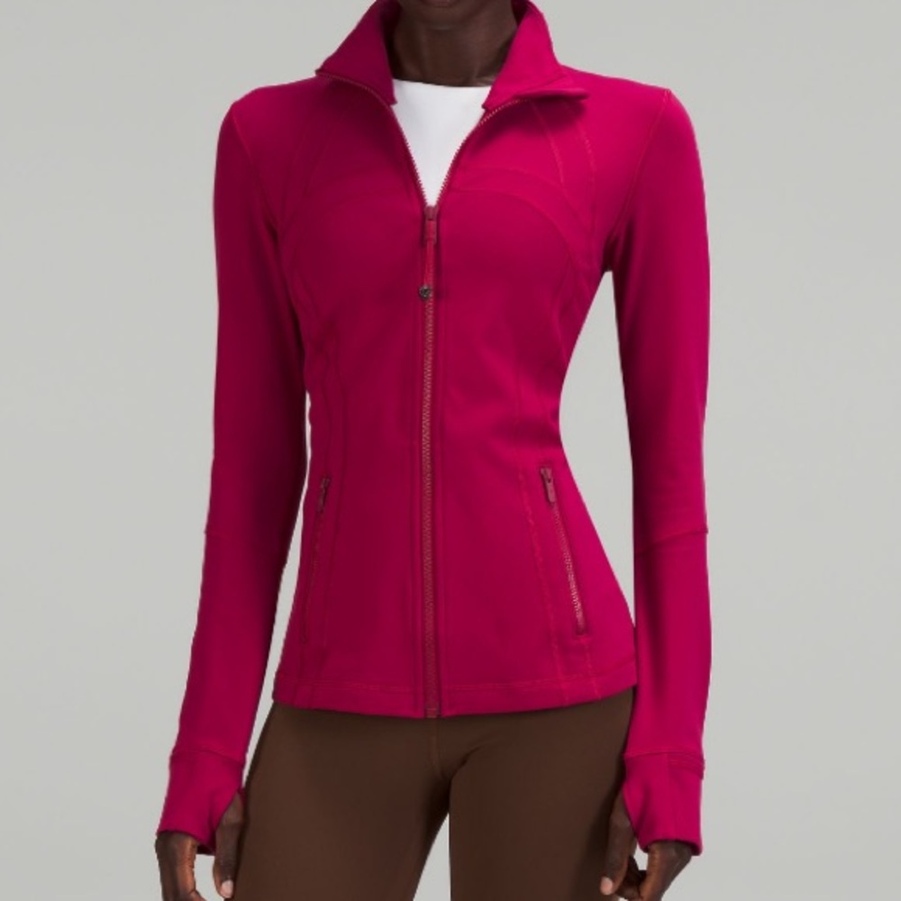 lululemon athletica Women's Hot Pink (Pomegranate) Zip-Up Define Jacket
